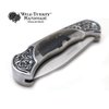 Wild Turkey Handmade Collection Old Fashioned Two Tone Lock Back Folding Knife.. (Bear)