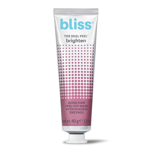 The Real Peel Brighten, Blush Pink Peel-Off Face Mask with Pumpkin Enzymes, Made Without Parabens, 2.0 ounces