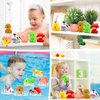 Mold Free Baby Bath Toys - No Hole Bath Toys for Kids Ages 1-3 | Floating Toys | Bathtub Tub Pool Water Table Toys | Toddler Infant Valentines Day Gifts | Baby Toys 12-18 Months