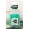 OraMD Bass Toothbrush & OraMD Pure Unwaxed Dental Floss Packs (3 Pieces Each)
