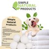 Simple Natural Products Wool Dryer Balls - Fabric Softener and Dryer Sheets for Laundry Supplies – Reusable Wrinkle and Static Guard Wool Balls – Unscented for Sensitive Skin (6 XL Pack)