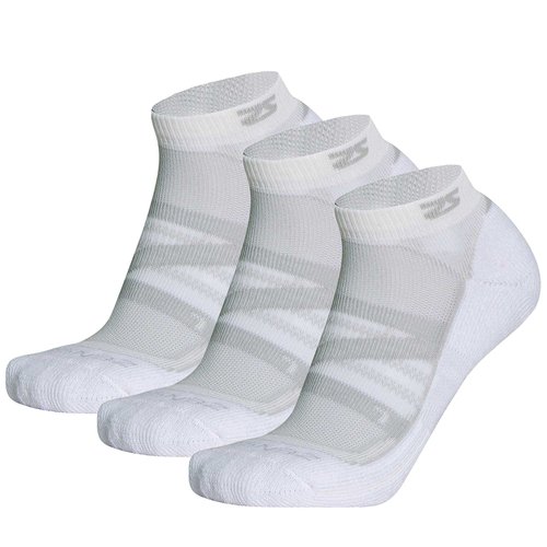 Zensah Standard Wool Running Socks, White-3 Pack, Small (Men's 4-6, Women's 5-8)