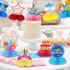 9 Pieces Happy Birthday Party Decorations Birthday Table Centerpieces Happy Birthday Honeycomb Centerpieces for Men and Woman Birthday Party Supplies (Cute Style)
