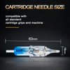 Tattoo Cartridge Needles- Yuelong 20PCS New Revolution Disposable Tattoo Needle Cartridge 13 Single Stack Magnum for Tattoo Needles,Tattoo Machine Kit,Tattoo Supplies (1213M1)