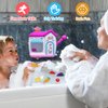 AugToy Bath Toys for Toddlers 3-5 Years, Ice Cream Foam Maker Bath Toys for Kids Ages 4-8, Bubble Pretend Cake Play Set Bathtub Toys Age 3 4 5 Year Old Girls Boys Christmas Birthday Gifts Idea Easter