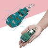 CM Clip-on Chapstick Sleeve Lip Balm Holder Neoprene Lipstick Holder Keychain Travel Accessories (Animal Patterns (4 Pcs))