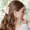 Jayongnee clip Hair Claw Clips for Women, Shell Hair Clips for Thin Hair, French Design Acrylic Hair Barrettes with Print Hair Accessories for Women Girls Strong Hold Jaw Clips