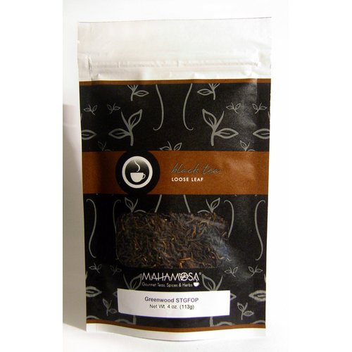 Mahamosa Greenwood STGFOP Assam Tea 4 oz, Loose Assam Indian Black Tea