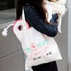 Pearhead Donut Dog Toy and Tote Bag Set, Tug-of-War Rope Pet Toy, Dog Owner Gift Set