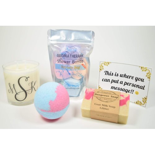 Custom Monogram Gift Box, Gift Ideas, Personalized Gifts, Personal Message, Custom Personalized, Monogram Gifts, Personalized Gift For Her Gift Box #12