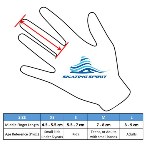 Skating Spirit Figure Skating Competition Thermal Gloves (1 pair) Sparkle Rhinestone Decoration, for Performance Test Show Dance (Beige, Medium)