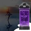 YuanDian Light Up Kids Water Bottle with 3D LED Light- 14 OZ Tritan BPA Free - 7 Color Light Cool Drinking Cups Gift for School Kids Girl Child (Ballet)