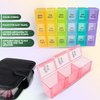 Pill Organizer 3 Times A Day, Pill Box, Medicine Organizer, Weekly Pill Organizer, Pill Container, Vitamin Organizer, Travel Pill Container, Medication Organizer Pill Holder, Small Pill Organizer