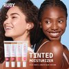 Ruby Kisses Tinted Moisturizer, Hydration, Calm & Revitalize Skin, Skin Perfecting, Blur Pores & Fine Lines, Natural Finish & All-Day Comfort Wear (Warm Coconut)