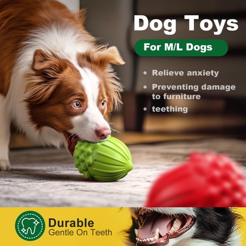 Dog Toys Dog Toys for Aggressive chewers Dog chew Toys Puppy Toys Dog Toy pet Toys Puppy Essentials Interactive Dog Toys (Green)