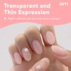 A_muse A_mini Basic Signature Gel Coloring Over Syrup Gradation Gel Nail Polish 10ml Nude Pink Neutral Sheer Skin Tone Milky Translucent Nail UV Light Cure Gel Polish for Nail Art