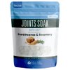 Joints Soak Bath Salt 32 Ounces Epsom Salt with Natural Rosemary, Frankincense and Peppermint Essential Oils Plus Vitamin C in BPA Free Pouch with Easy Press-Lock Seal