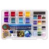 ArtBin 6911AB Sew-Lutions Bobbin/Supply Box Sewing Organizer, [1] Plastic Storage Case, Clear
