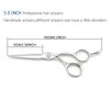Barber Scissors 5.5" Professional Hair Scissors Hair Cutting Shears Hair Cutting Scissors Haircut Shears 440C Barber Shears Hairdresser Scissors Sharp Hair Scissors Bearing Screw KINSARO
