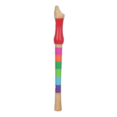 ARTIBETTER Wooden Kid Flute Musical Instrument Early Education Develop Recorder Woodwind Musical Educational Toy for Children Rainbow Color