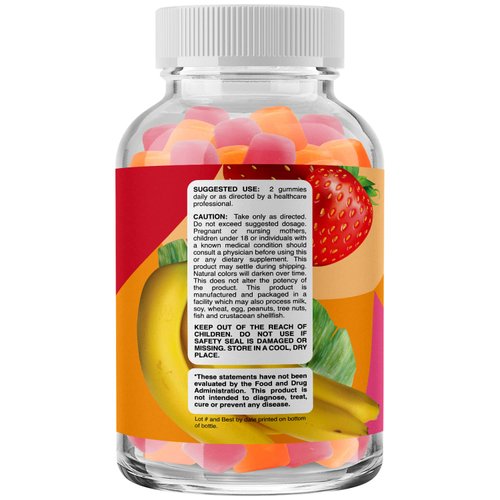 Chewable Vitamin D Gummies for Adults - Delicious Daily Vitamin D3 Gummies with Vitamin D3 2000IU per Serving - Gluten and Gelatin Free Non-GMO Vitamin D3 Gummy for Adult Immunity Support (1 Month)