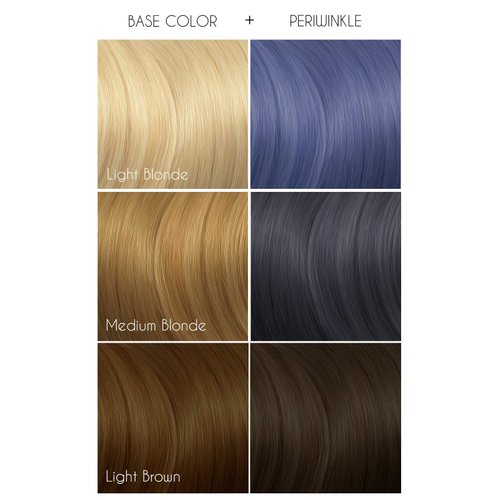 ARCTIC FOX Vegan and Cruelty-Free Semi-Permanent Hair Color Dye (4 Fl Oz, PERIWINKLE)