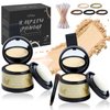 2 Pack Light Blonde Hairline Powder for Women and Men,Used to Root Touch Up Hair Color, Thinning Hair,Gray Hair Coverage and Bald Spots Coverage