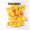 Haooryx 20Pcs Summer Beach Rubber Duckies Float Bathtub Ducky Swimming Pool Toys Summer Theme Novelty Funny Squeeze Ducks for Kids Birthday Party Favors Prize Rewards Baby Shower Bath Toys Decoration