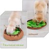 AWOOF Pet Snuffle Feeding Mat, Dog Puzzle Toys Interactive Game for Boredom, Encourages Natural Foraging Skills for Cats Dogs Portable Travel Use, Dog Treat Dispenser Indoor Outdoor Stress Relief