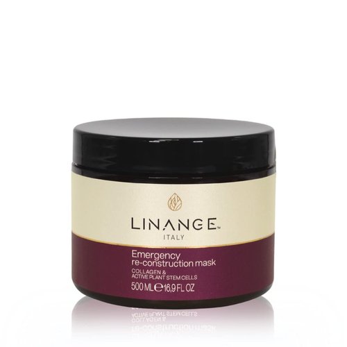 LINANGE Emergency Reconstruction Mask for Very Damaged Hair - Nourishing Hair Treatment, 500ml / ...