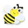 Bee Stickers - Bees for Crafts 12 Bumble Bee Craft Sticker Activity Spring Craft Kits for Kids Summer Activities for Kids Bug Stickers for Kids Bumble Bees for Crafts Spring Foam Stickers Bee Magnets