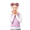 2PC Purple Dragon Ears Hair Bow Clips 4 Inch Women Dragon Horns Halloween Costume Hair Accessories for Figment