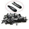 SAMJANE 60 Pack Black 2 Inch Barrettes Women Metal Snap Hair Clips For Girls Kids Teens Hair Accessories