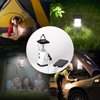 HOSHINE Solar Dynamo Multi-Functional 4-Way Powered Emergency Hand Crank FM Radio LED Camping Lantern Flashlight Phones Charger (White)