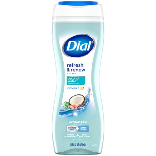 Dial Coconut Water Hydrating Body Wash, 473 ml