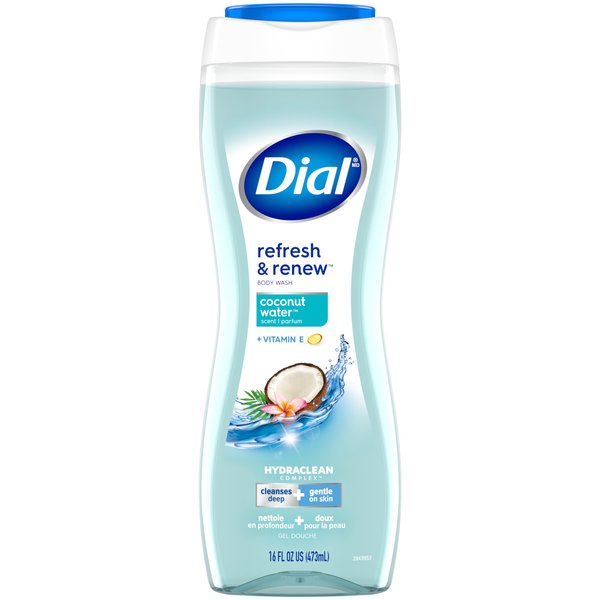 Dial Coconut Water Hydrating Body Wash, 473 ml