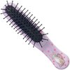 Kent ARTH1 Baby Hair Brush, Hair Brush for Kids, Small Brushes for Hair and Travel Brush Hair Detangler with Non-Scratch Nylon Bristles for Gentle Detangling Arthedz (Mischievous Cats Pattern)