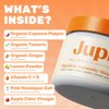 Jupi Hydration & Wellness Powder – Turmeric & Ginger shots, Vitamin C Supplement for Energy, Immune Support & Digestive Health – Vegan, Gluten-Free Drink Mix for Men & Women, Citrus Flavor 30 servings