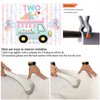 Avezano Ice Cream Birthday Backdrop for Two Sweet Birthday Party Decorations Two Sweet Ice Cream Truck 2nd Birthday Party Banner Cake Table Supplies Photography Background (7x5ft)