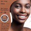 Bodyography Silk Cream Foundation - Weightless Coverage - Hydrating Liquid Cream Foundation (Deep)