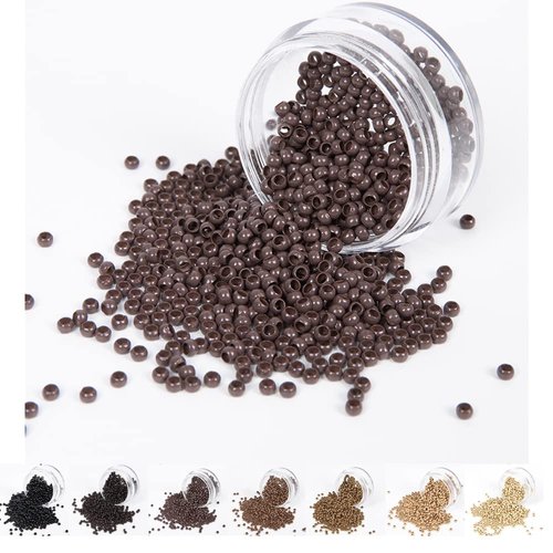 1000Pcs Nano Ring Beads Micro Links Rings Hair Extensions Beads Nano Copper Rings Salon Tools Accessories for Nano Tip Hair Extension 7 colors Available (#5)