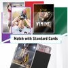 600PCS Card Sleeves for Collectable Gaming Cards, Matte Card Protectors Sleeves for Baseball Cards, Game Cards and Trading Cards (6 Colors)