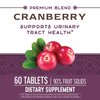 Nature's Way Premium Blend Cranberry, Urinary Tract Health Support* Supplement with Vitamin C, 60 Tablets