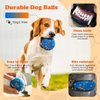 Nobleza Dog Ball Toy Tennis Bouncying Training Balls, 6 Pcak 2.75'' Aggressive Chewer Teething Durable Floating Dog Tennis Balls, Interactive Dog Popcorn Ball for Medium Small Pet Puppy
