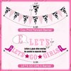 137Pcs Disco Cowgirl Party Decorations, Bachelorette Cowgirl Balloons Hot Pink Balloon Garland Arch Kit Let's Go Girls Banner Western 2000s 90s 80s Birthday Party Supplies