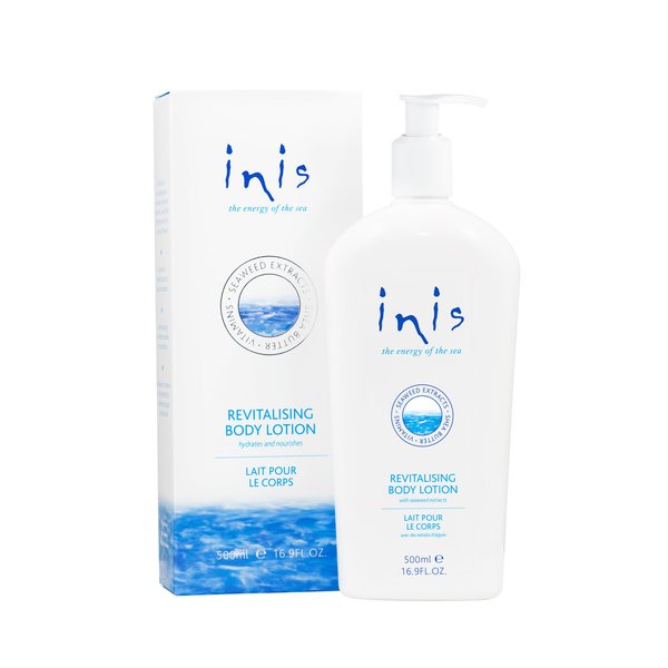 Inis the Energy of the Sea Revitalizing Body Lotion - Body Lotion for Women - Body Lotion for Men - Lotions for Women - Deep Moisturizing Lotion - Antioxidant Rich Vitamin E & B5-16.9 Fluid Ounce