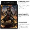 Fantasy North - Roger Vancliffe - Merciless Captain - 100 Smooth Matte TCG Trading Card Sleeves - Pirates - Fits Magic MTG Commander Pokemon and Other Card Games - Playing Card Sleeves