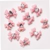 Beavorty 40pcs Bow Nail Decoration Pink Accessories Resin Jewelry Dark Pink Bow Tie 3D Bow Nail Art Ribbon Bowknot Ornament Manicure DIY Charms Nail Art Jewelry Bow Charms Nail Art Supplies