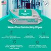 WipesPlus Disinfecting Wipes - Industrial Strength Sanitizing Wipes - Pack of 80 Disinfectant Wipes - Made in the USA