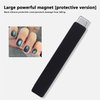 WOKOTO 2Pcs Oblong Nail Art Magnet With Silicone Cover For Cat Eye Nail Designs Magnet Nail Magnets Pens Nail Art Tools Gradient Ombre Design Cat Eye Magnet For Nails Magnet Sticks For Women Nails
